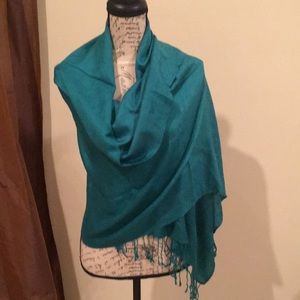 Teal scarf